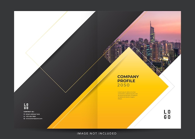 Corporate company profile cover