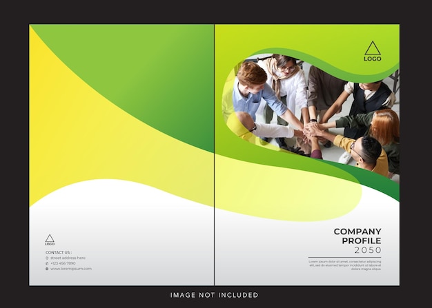 Vector corporate company profile cover