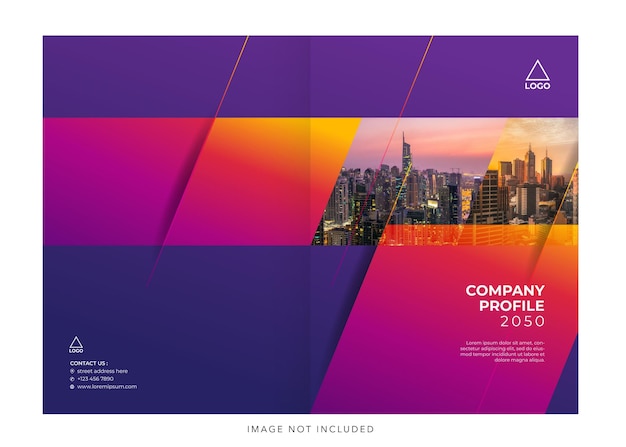 Vector corporate company profile cover