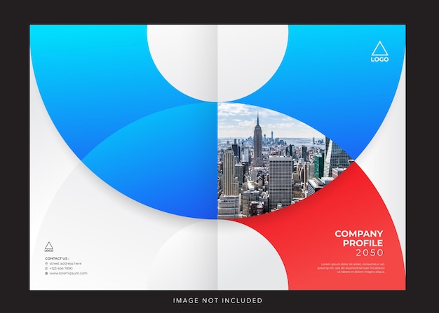 Vector corporate company profile cover