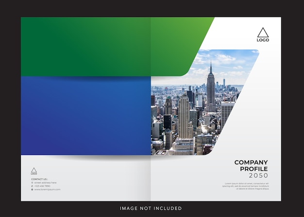 Vector corporate company profile cover