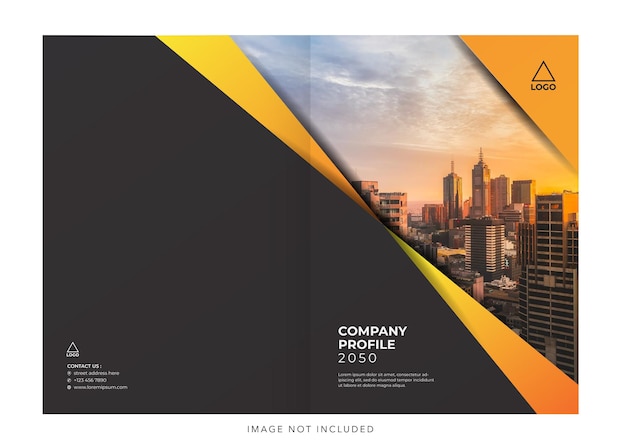 Vector corporate company profile cover