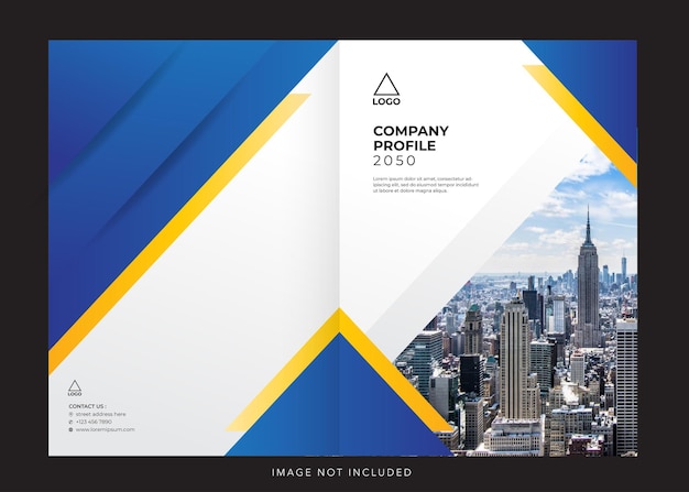 Corporate company profile cover