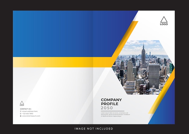 Corporate company profile design cover