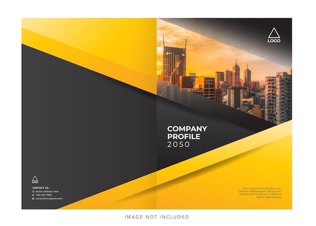 Corporate company profile design cover