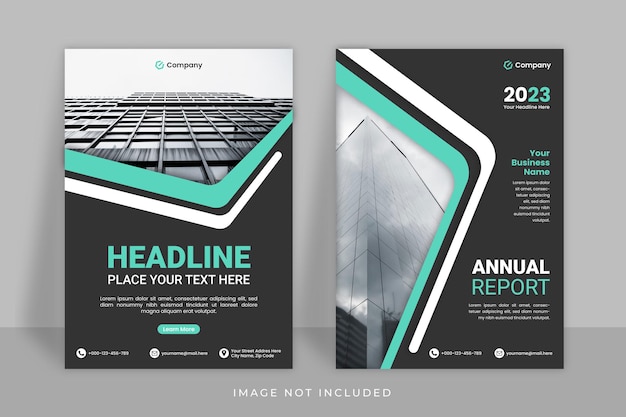 Corporate company profile template design minimal business brochure template