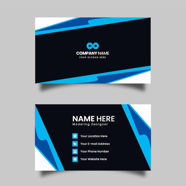 Corporate Contact Card Design Template