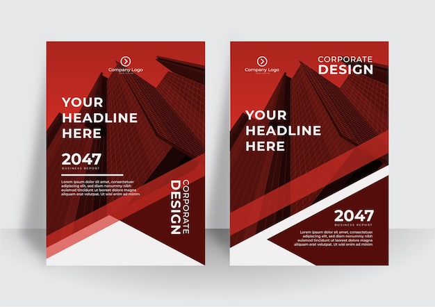 Premium Vector | Corporate cover design or flier template background for  business design. modern company profile template in a4 size
