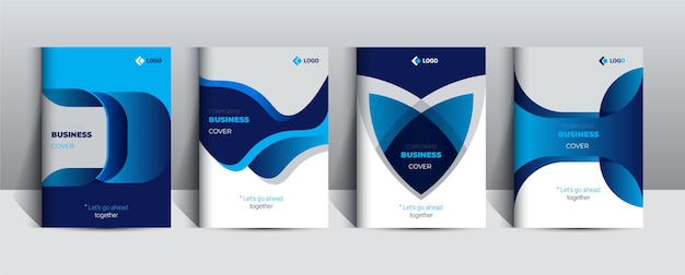 Corporate cover design tempate abile per progetti multiuso