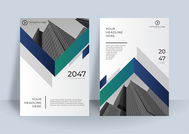 Corporate cover design template. Modern geometrical poster design.