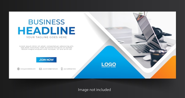 Corporate cover or web banner template