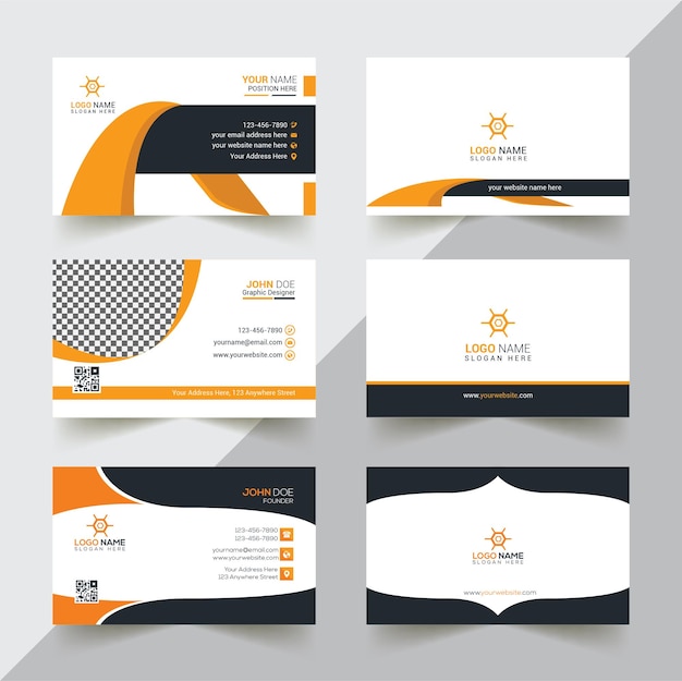 Corporate And Creative Business Card Design Template