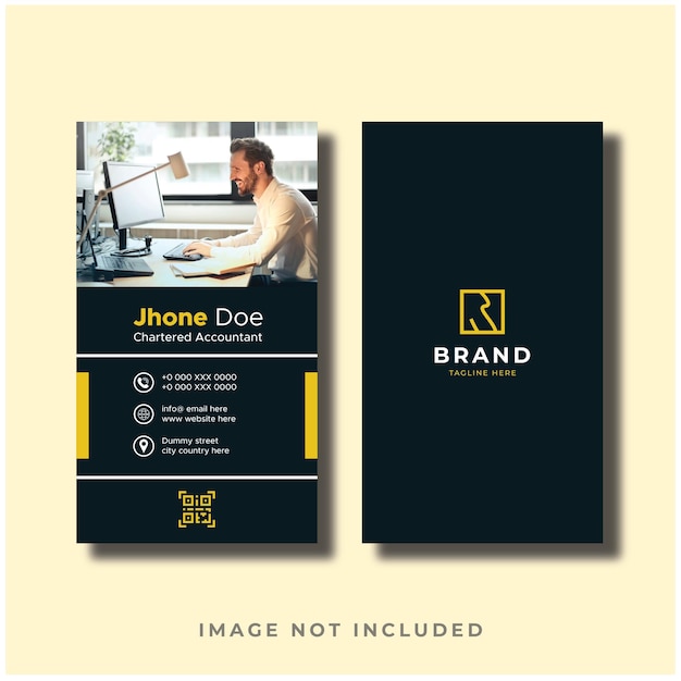 Corporate Creative Portrait Business Card