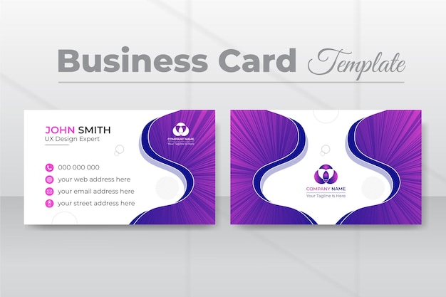 Corporate elegant corporate business card