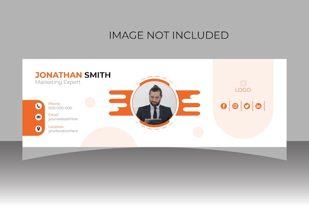 Corporate Email Signature Template Design