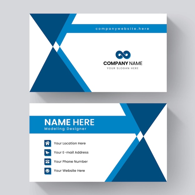 Vector corporate event badge template design