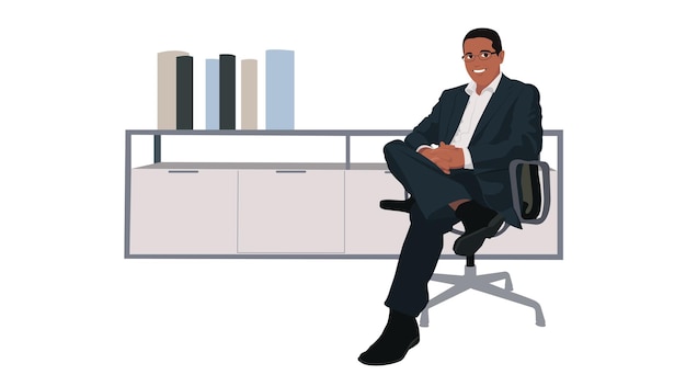 Vector corporate figure illustration