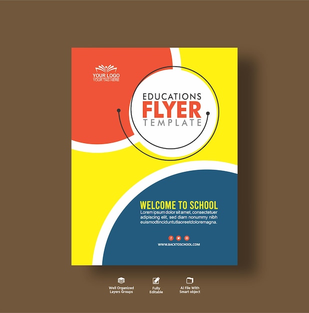 corporate flyer design template