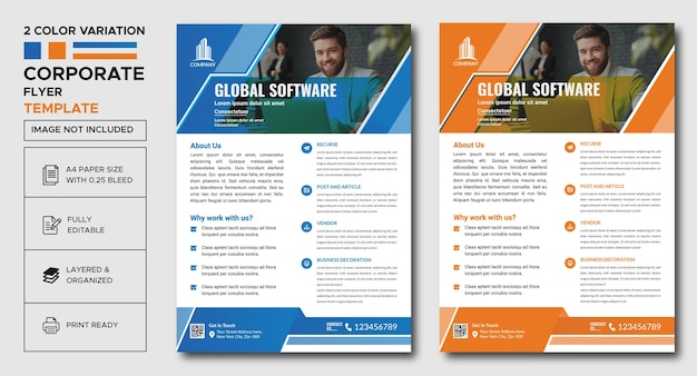 Corporate flyer ontwerp