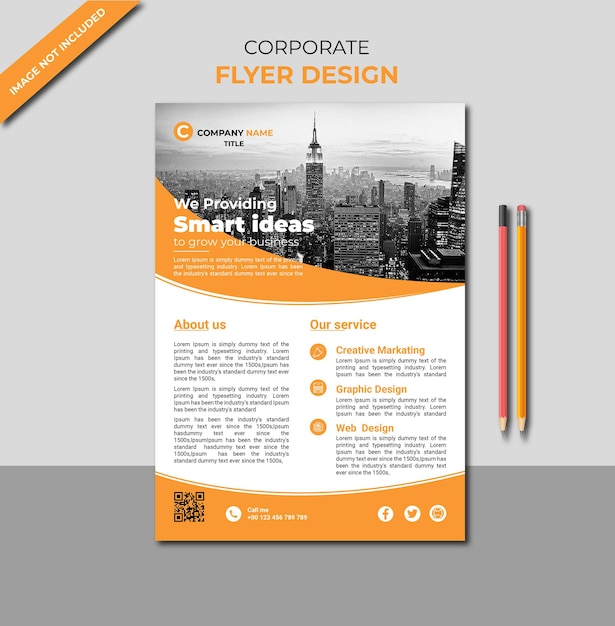 Corporate flyer ontwerp