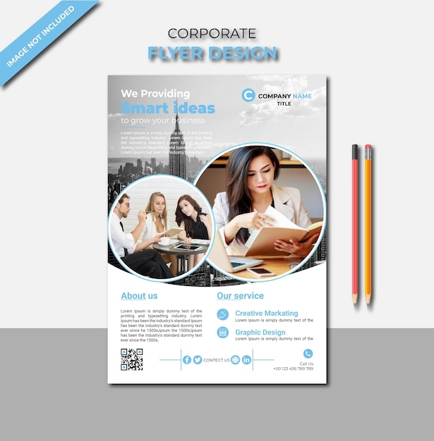 Corporate flyer ontwerp