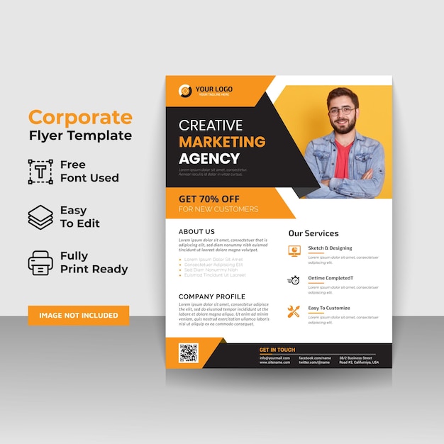 Corporate flyer ontwerp