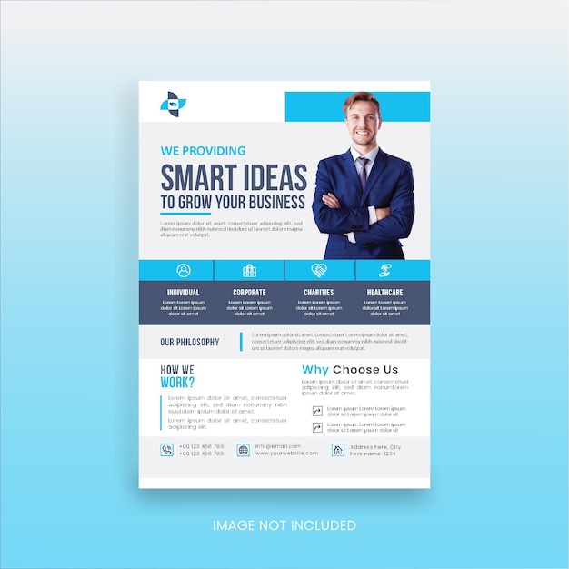 corporate flyer template design