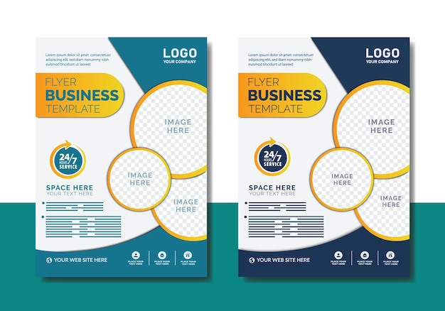 Corporate Flyer template vector