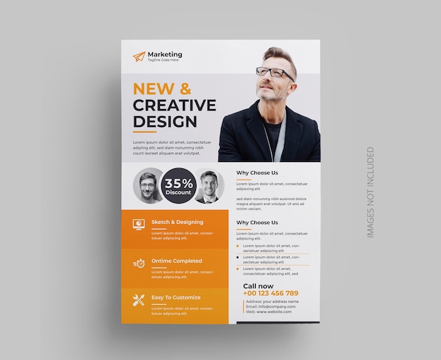 Corporate flyer template