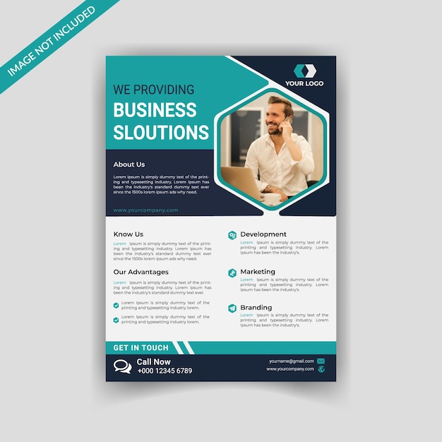 Corporate flyer template