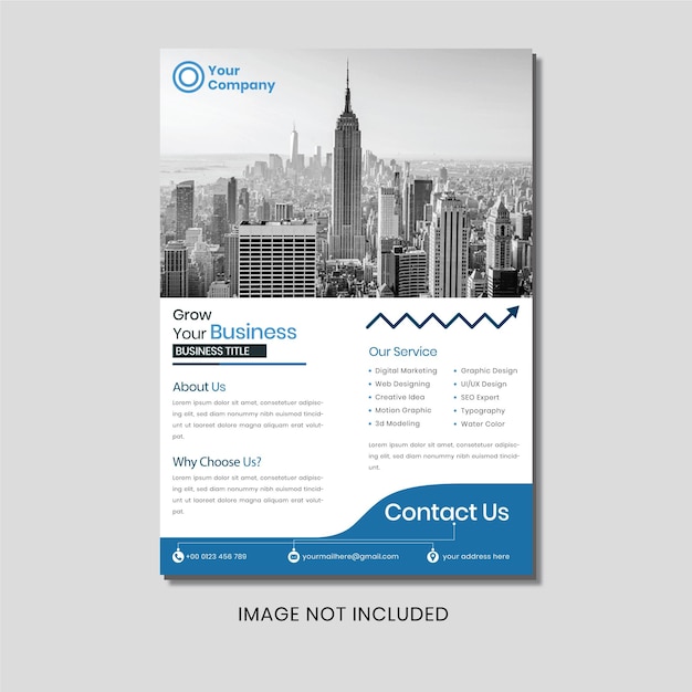 Modello corporate flyer