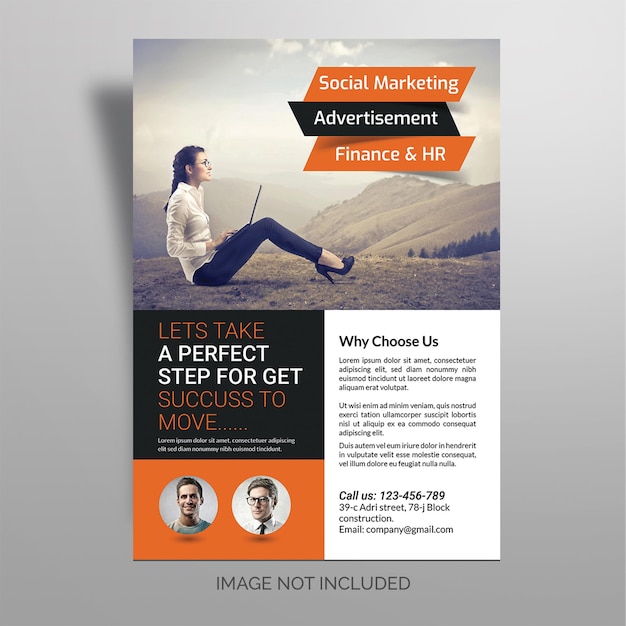 Corporate flyer template