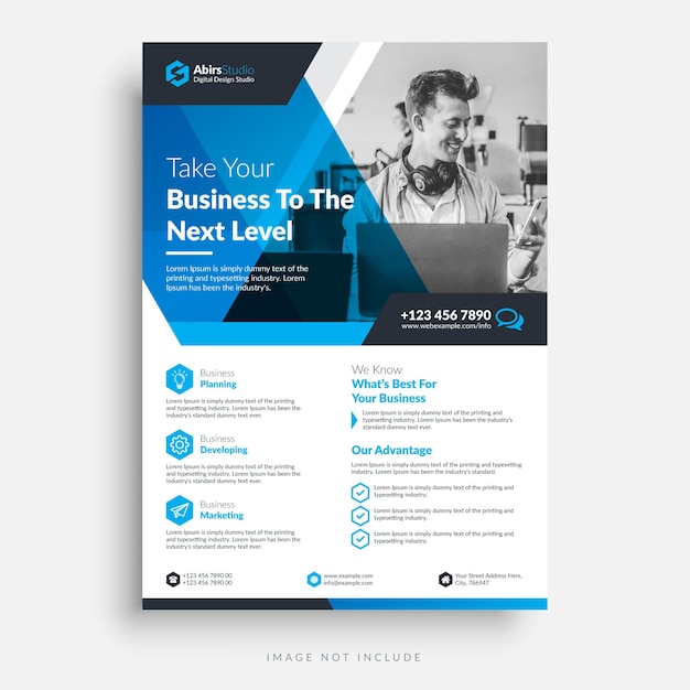 Corporate flyer template 