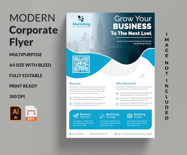 Corporate flyer