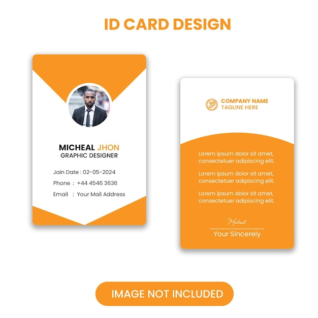 corporate id card design