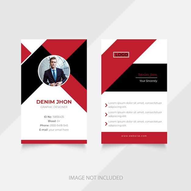 Corporate ID card design