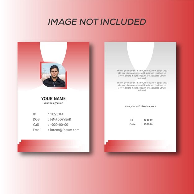 Corporate id card design