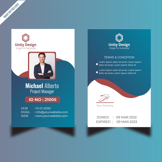 Corporate ID card Template