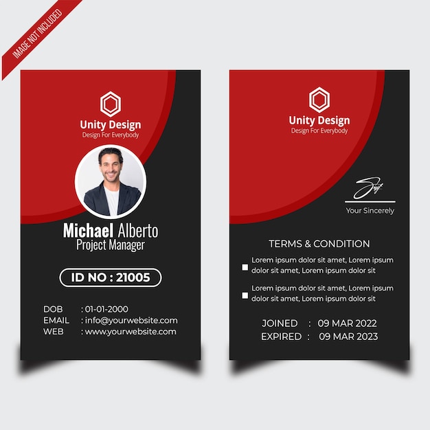 Corporate ID card Template