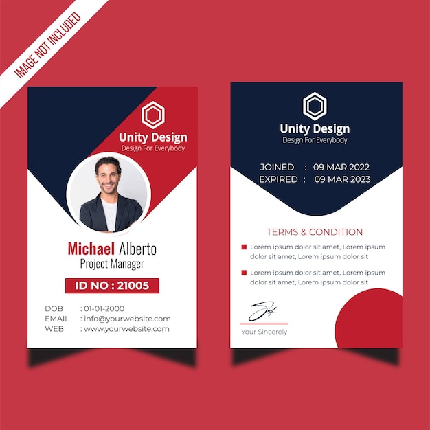 Corporate ID card Template