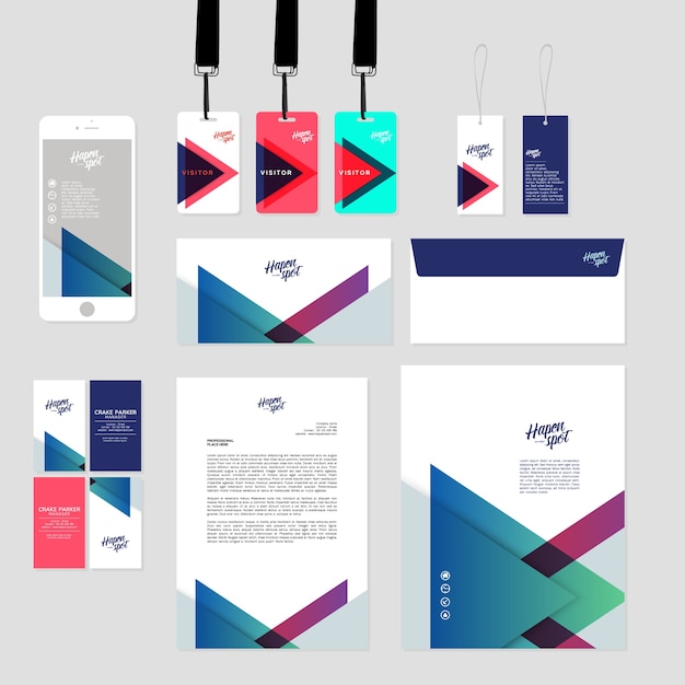 Vector corporate identity, brand identity professional creative design