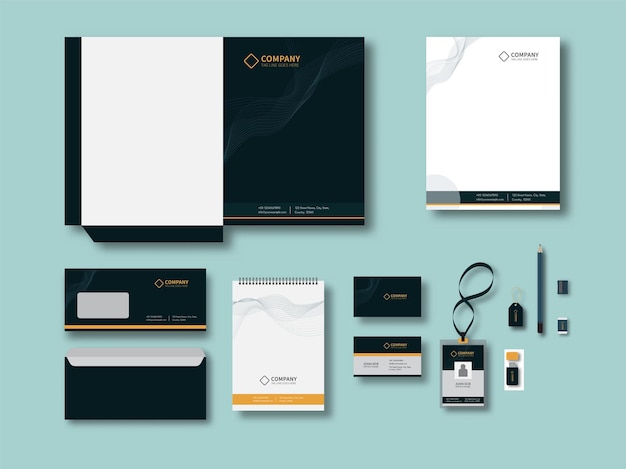 corporate identity or business branding kits