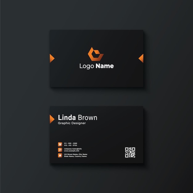 corporate identity business card template