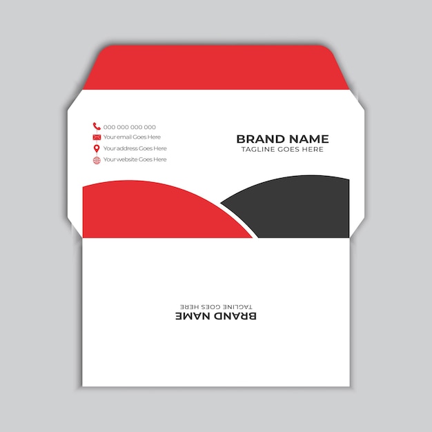 Corporate identity envelope Creative modern envelope template Paper envelope templates