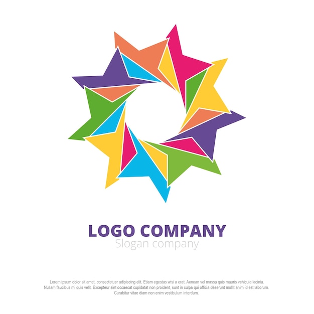 Vector corporate identity logo