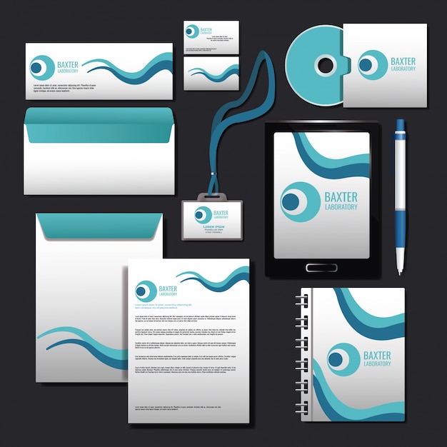 Corporate identity mock up