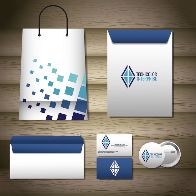 Corporate identity mock up