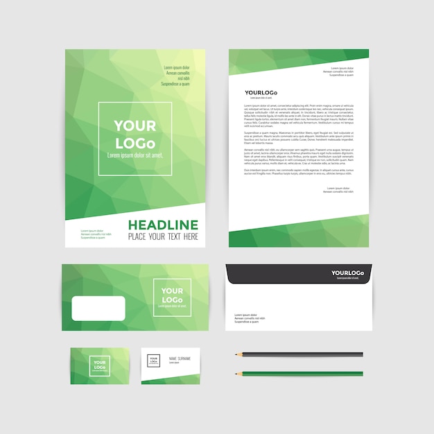 Vector corporate identity template