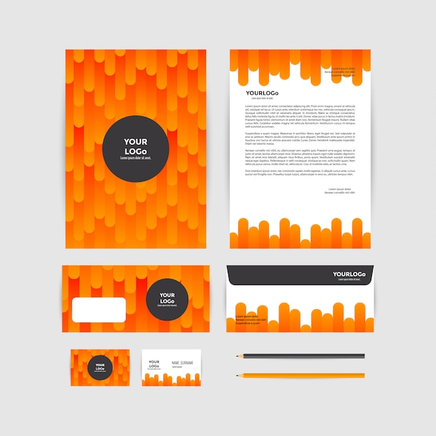 Vector corporate identity template