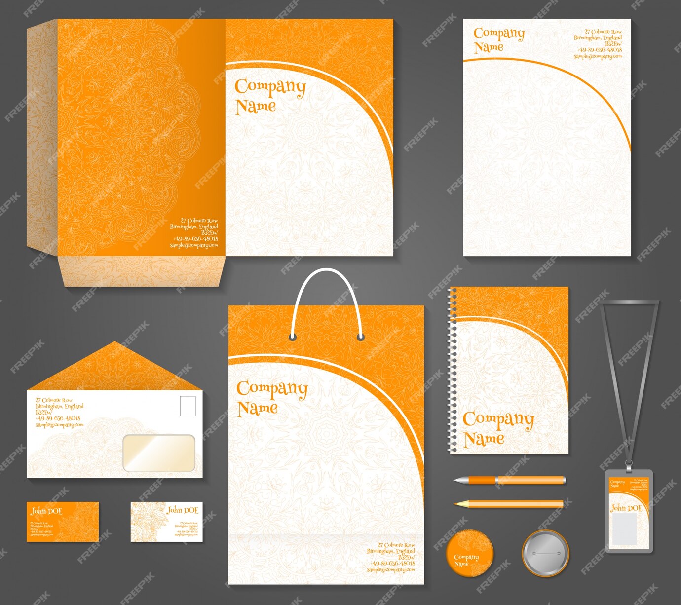 premium-vector-corporate-identity-template